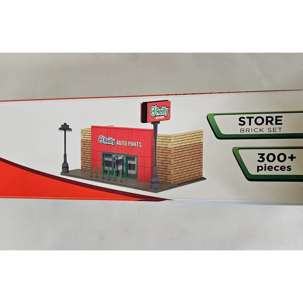 NovaBrix O'Reilly Auto Parts Store Building Brick Set 300+ Pcs OAP1002 New